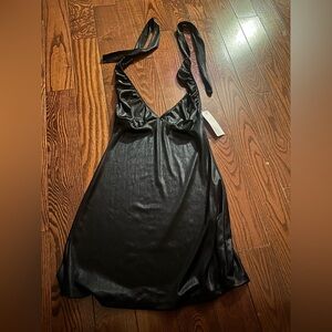 Leg Avenue Black Halter Dress